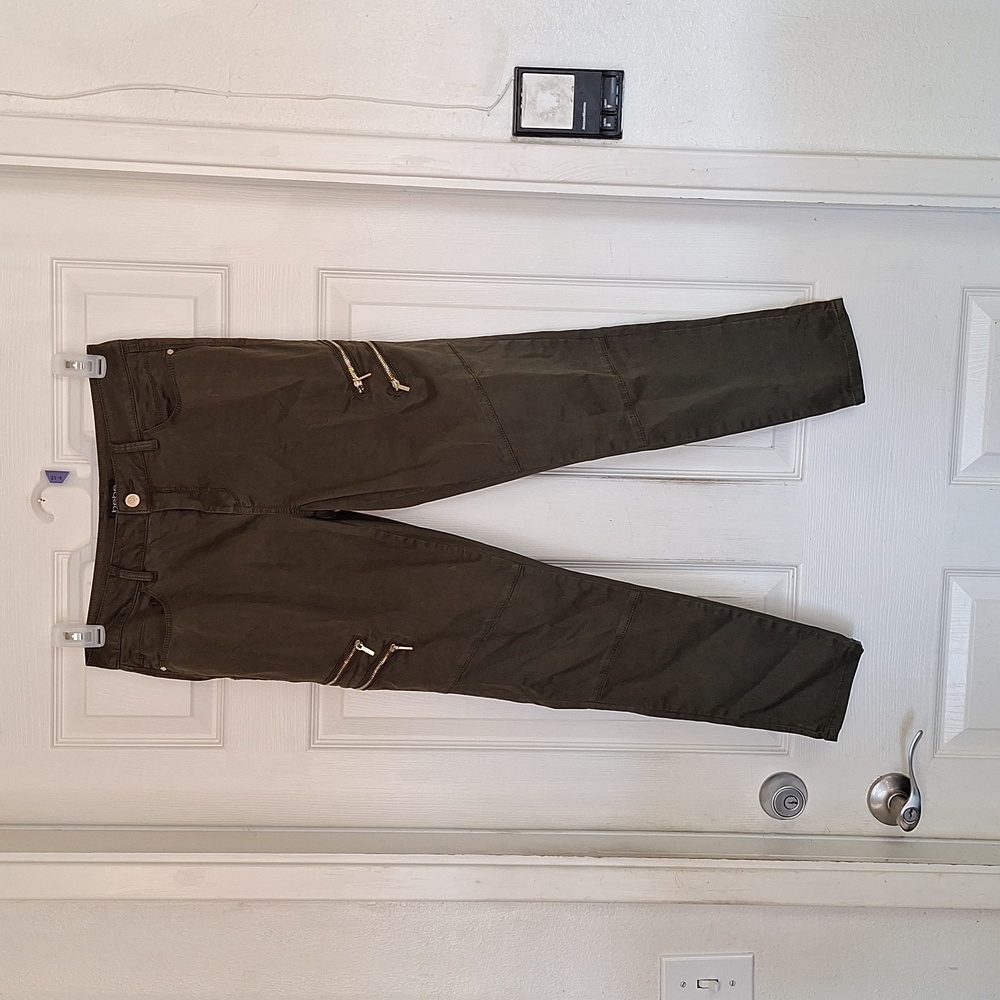 Bebe Olive Green Cargo Pants - Size 30